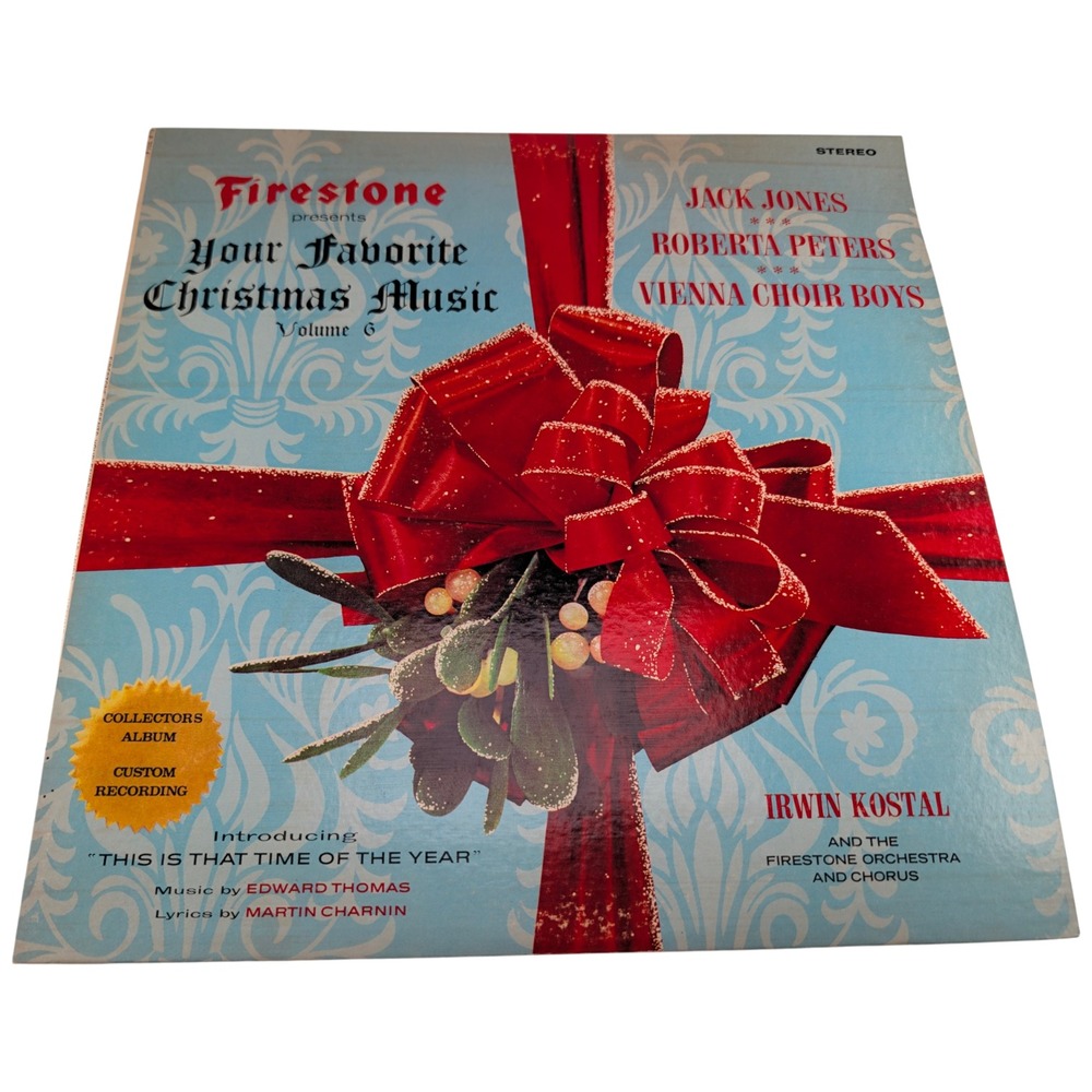 Firestone Your Favorite Christmas Music Vol 6 1967 SLP 7014 Stereo LP VG G+